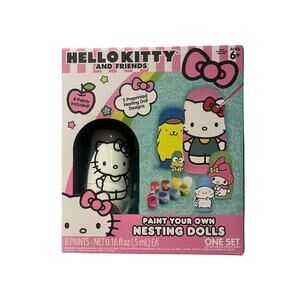 Hello Kitty and Friends | Paint Your Own Nesting Dolls Set | 5 Designs, New!